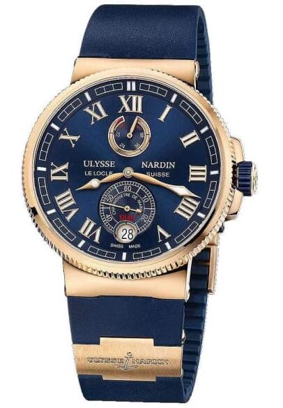 Review Best Ulysse Nardin Marine Chronometer Manufacture 43mm 1186-126-3/43 watches sale